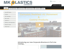 Tablet Screenshot of mkplastics.com